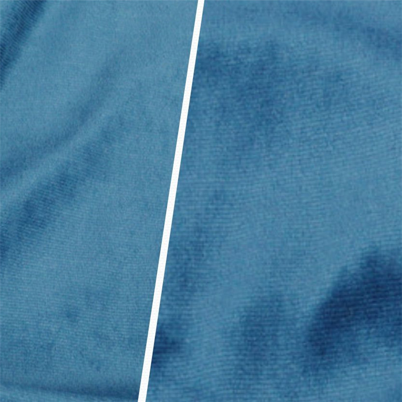 High Quality Dyed Fleece Polyester Velvet Fabrics