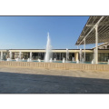 Gran fuente de jardín de agua rectangular al aire libre