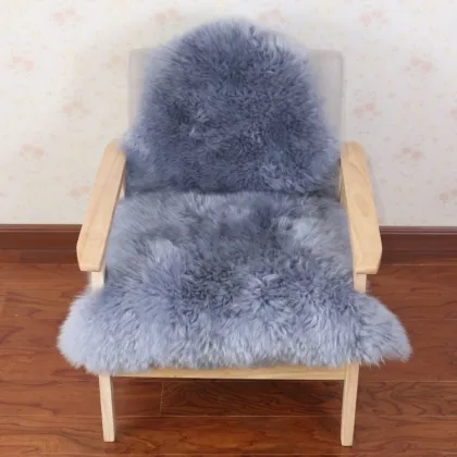 one pelt fur rug long hair Australian sheepskin sofa covers