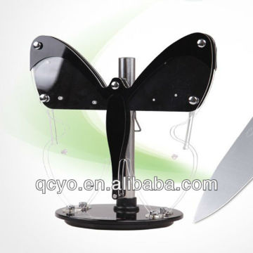 Butterfly shape black stand ,acrylic knife display stand