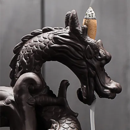 Dragon Smoke Backflow Incense Burner - Creative Home Decoration