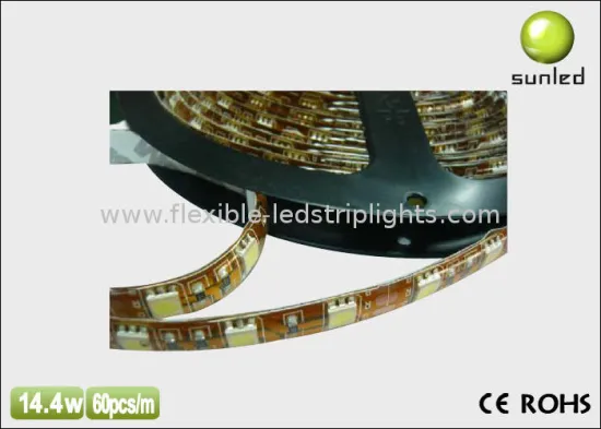 14.4w Flexible Led Strip Lights Waterprof 5m/roll Pw5050bfs60