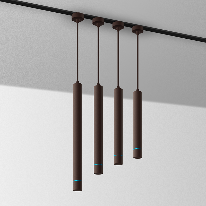 Restaurant modern hanging ceiling cylinder led pendant light