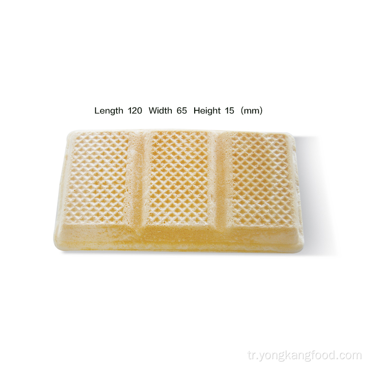 Kare gofret dondurma tart