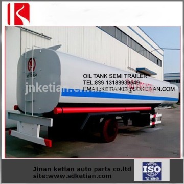 50000 liter oil tanker carbon steel oil tank trailer with 12 years