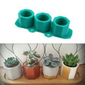 Durable Silicone Flowerpot Mold Cement Pot DIY Succulent Making Mold Manual Clay Craft Cement Silicone Concrete Bottle Mould