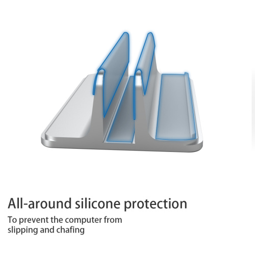 Soporte para computadora portátil con capacidades verticales