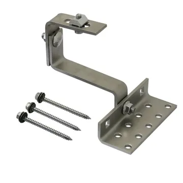 Double Adjustable Solar Steel Ceramic Roof Hook