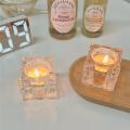 Luxury Clear Glass Candle jars Votive Candle Holder