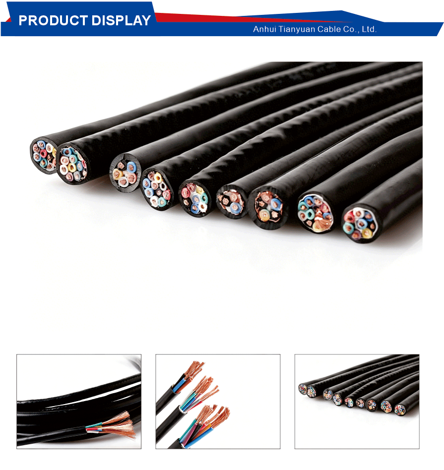 Flexible control cable for instruments
