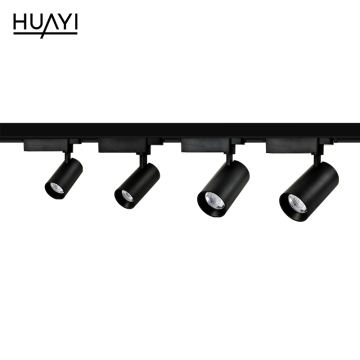 HUAYI Wholesale Adjustable COB LED Track Lights for Commercial Shops
