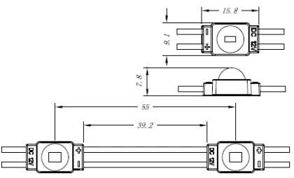 IP66 High Brightness 6000-6500K DC12V Display LED Modules