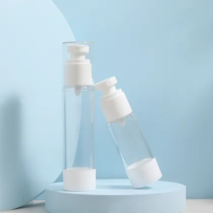 Transparent Lotion Bottle Cosmetic Packaging Airless Bottle