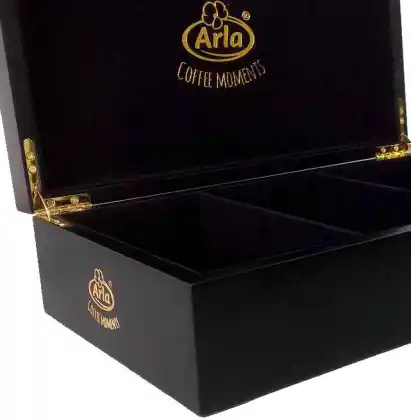 Classical Wooden Coffee Tea Set Storage Gift Box