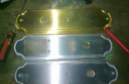 Professional metal polishing process processing