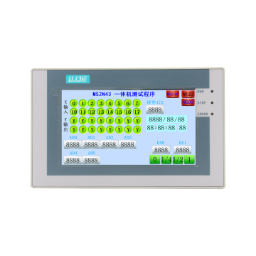 4.3 Inch Modbus MS2N 1208 MR MT HMI PLC Controller - All-In-One 485