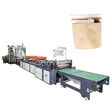 Customize Brown Kraft Paper Envelope Making Machine