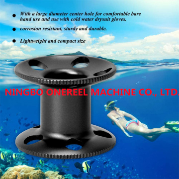 Onder water vinger spoel haspel voor freediving snorkelen