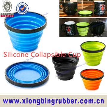Food grade standard outdoor silicone foldable cup