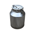 latas de aluminio selladas, leche, granos y barriles de arroz