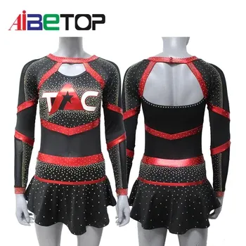 Blue and White Varsity Cheerleading Uniforms