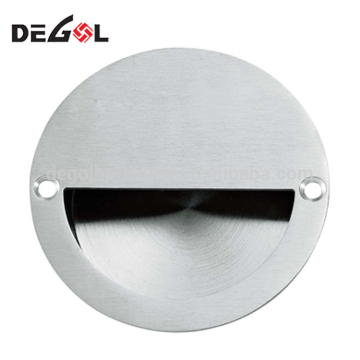 stainless steel furniture cabinet hidden flush pull handles