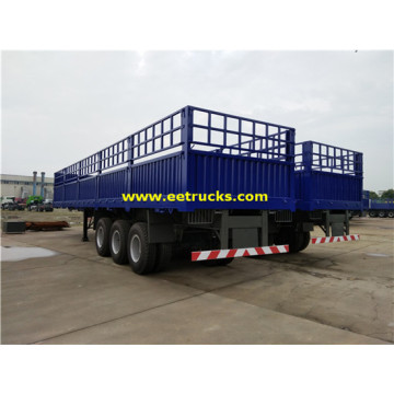 3 essieux 30ton Box Cargo semi-remorques