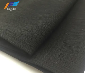 Breathable 100% Polyester Bark Crepe Chiffon Abaya Fabric