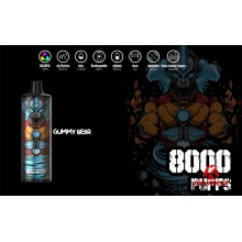 Vaporizador al por mayor 8000puffs RGB Luces