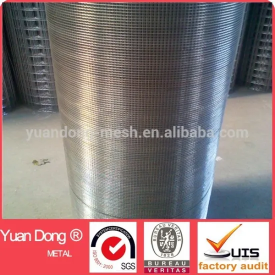 Galvanized welded wire mesh/pvc coated welded wire mesh fence