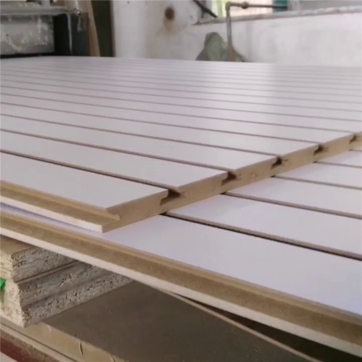Melamine Grooved MDF for Display Furniture