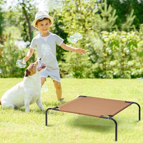 Lit pour animaux de compagnie surélevé portable durable et extérieur