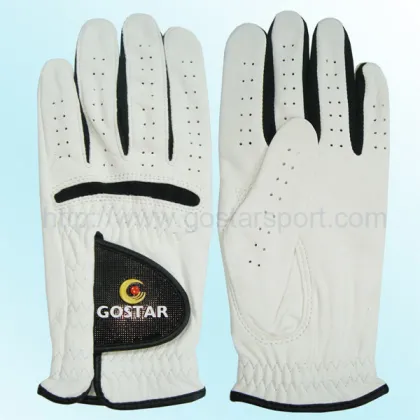 Genuine Leather Golf Gloves (JYG-29154)