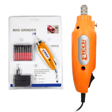 Comprehensive T-Tech 12V 11-Piece Rotary Tool Accessory Kit: Versatile Engraver and Mini Grinder for Dremel Tools