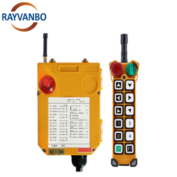 Remote Control F24-12D: 12-Button Wireless Crane Radio for Industrial Use