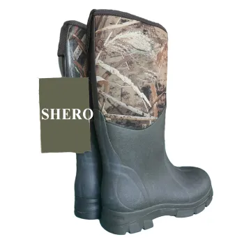 Wholesale Cold Weather Waterproof Hunting Boots: Lightweight, Insulated, and Breathable Camouflaged Men's Gum Soles