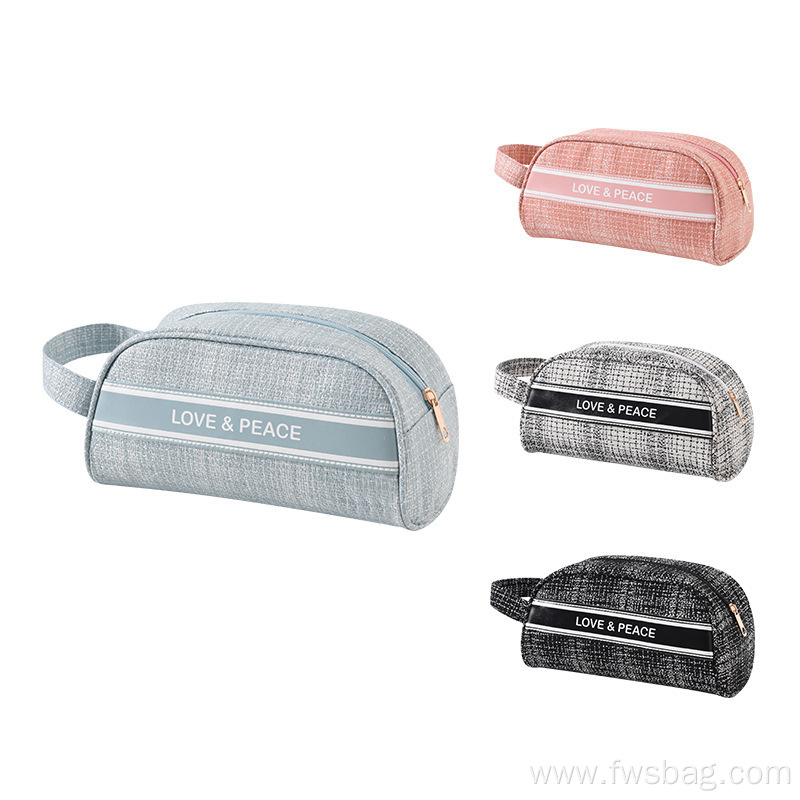 High Quality Custom Logo Portable Small Polyester Travel Convenient Cosmetic Bags Cases Magical Storage Makeup Bags