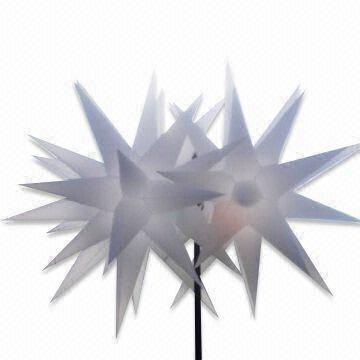 Inflatable Decoration Stars with 6 to 12ft Diameter, Quickly Inflate or Deflate