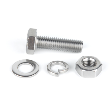 DIN931 Galvanized SS Hex Bolts And Nuts