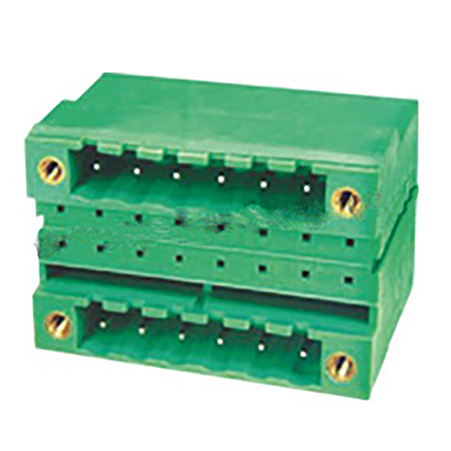 Plug-in Terminal Block Sudut Kanan W / F Pitch: 5.0 / 5.08