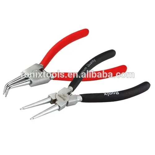 RONIX Cheap new design professional hand tool pump pliers straight / bent CIRCLIP PLIER size: 6,7,8 mm RH-1706