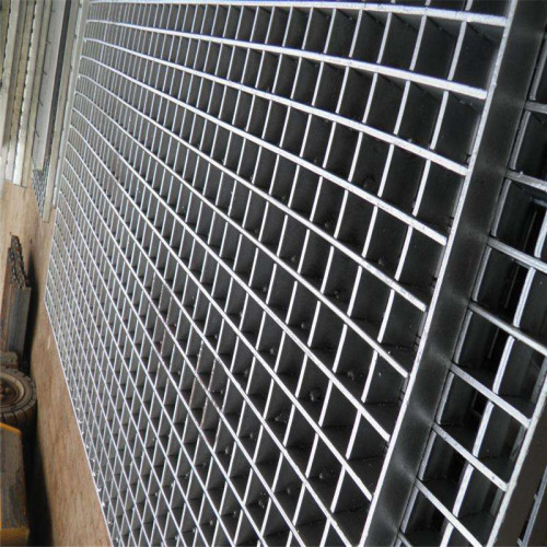 Hot-dipped galvanized steel grating with plain bar