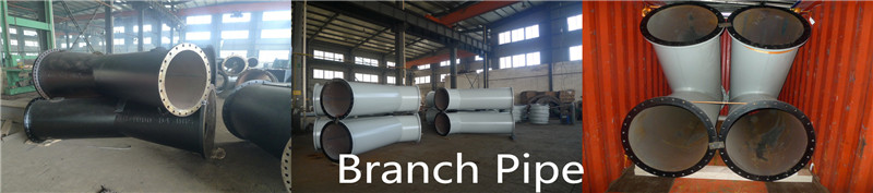 Steel pipes welded branches