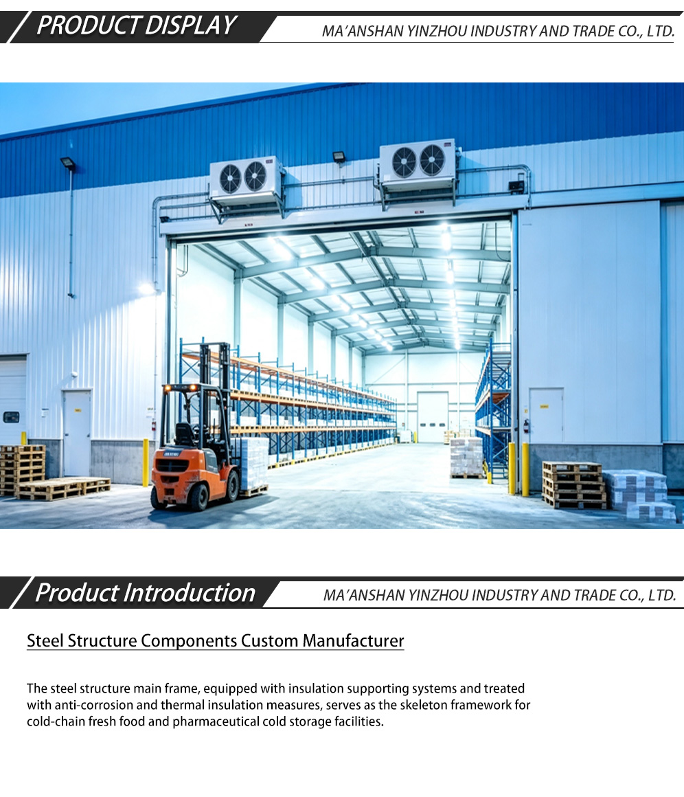 Steel-structured cold-chain cold storage warehouse-x
