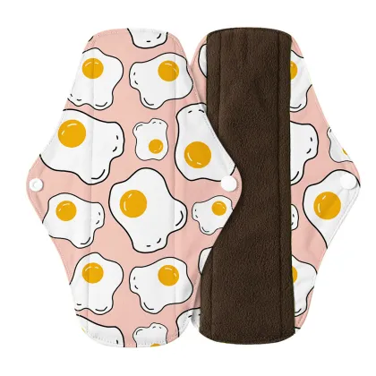 Bamboo Charcoal Cloth Reusable Menstrual Pads