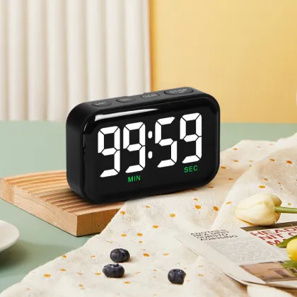 Digital Mini Clocks and Timers: Alarm, Countdown, Digital Kitchen & Shower Timers