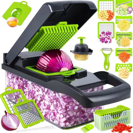 Wholesale 16-in-1 Manual Mandoline Fruit Vegetable Cutter