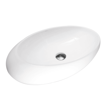 Modern Pure White Color Ceramic Wash Basin