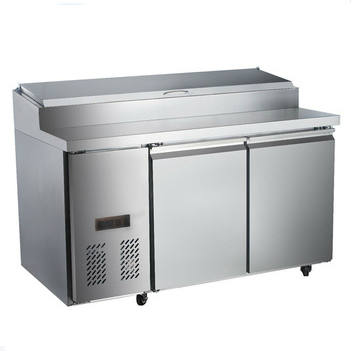 Shentop STLA-G12FB Stainless Steel Pizza worktables Refrigerator