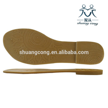 Hot sale TPR PVC outsole new design wholesale ladies shoe soles